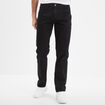 Jeans regular 5 poches denim noir homme