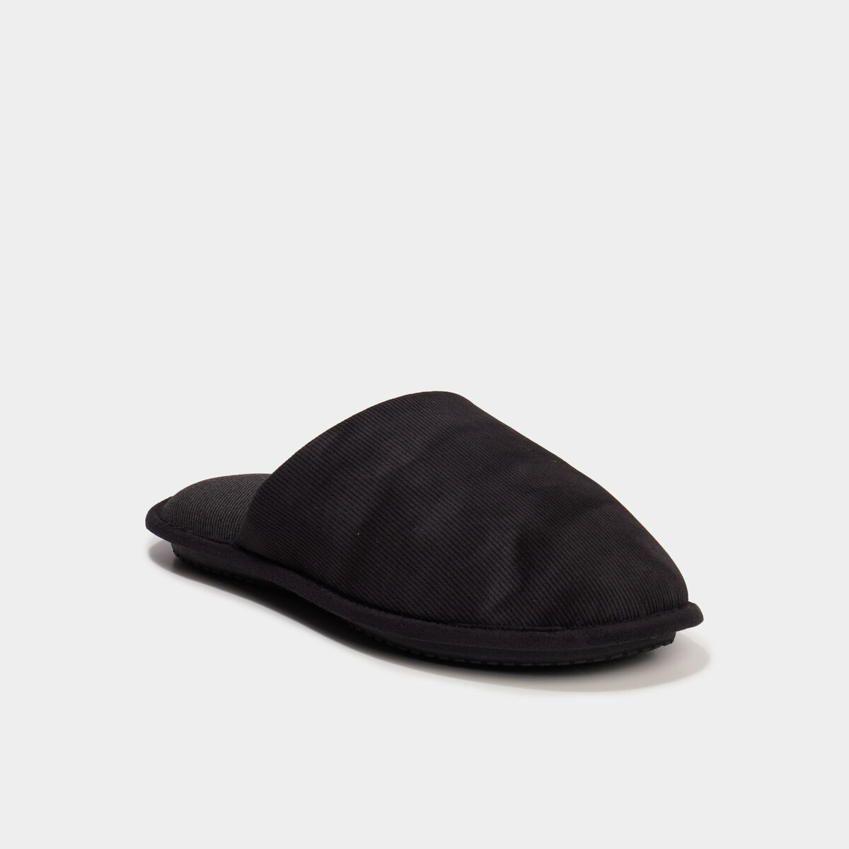 Chaussons mules noir homme