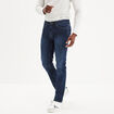 Jeans straight 5 poches denim stone homme