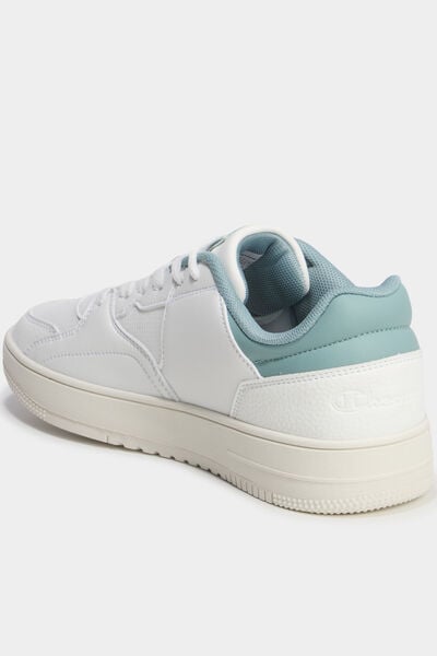 Baskets &agrave; lacets Champion RD25 vert femme