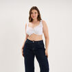 Soutien-gorge corbeille dentelle blanc femme grande taille