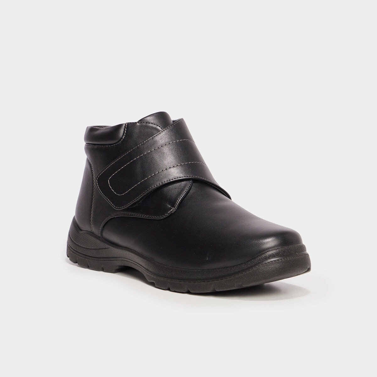 Bottines montantes confort noir homme