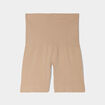 Cycliste gainant sans couture beige femme