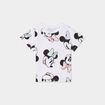 T-shirt manches courtes coton Minnie blanc fille