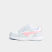 Tennis basses à scratchs Puma vert pastel fille