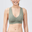Brassi&egrave;re &agrave; coque amovible vert kaki femme