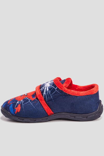 Chaussons montants Spider-Man bleu garçon