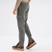 Pantalon cargo ceintur&eacute; Trappeur gris homme