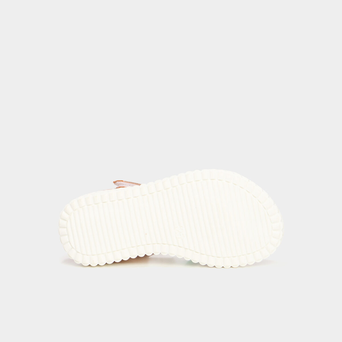 Sandales plates avec semelle souple multicolore fille
