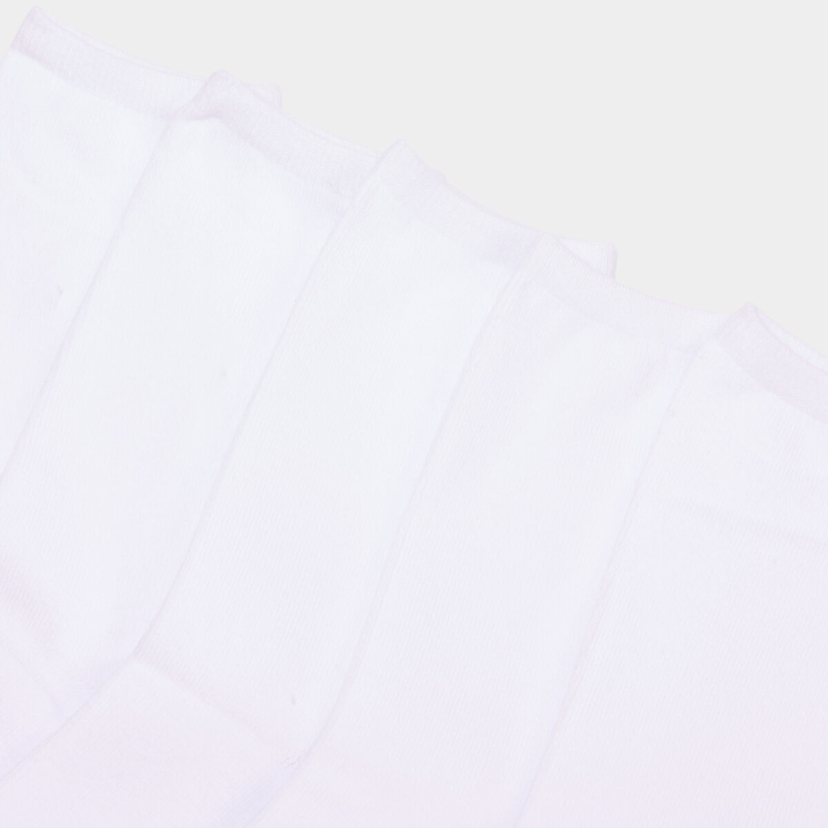 Lot 5 paires chaussettes coton blanc mixte