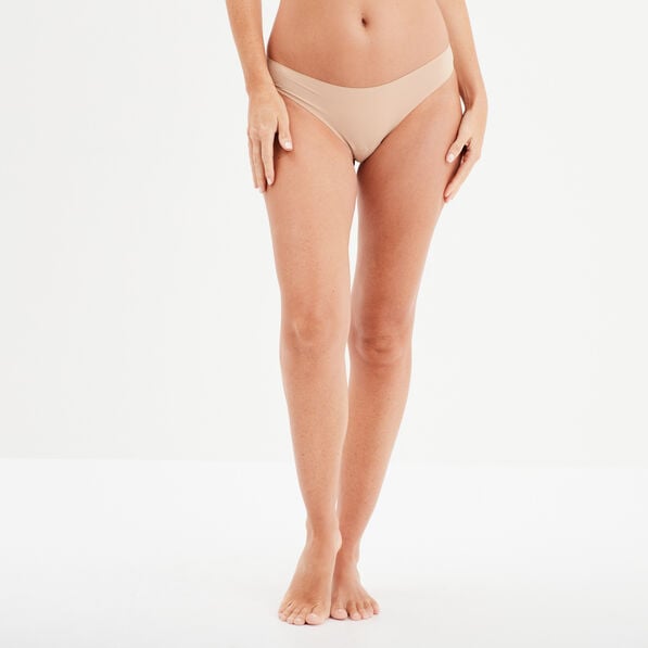 culotte microfibre sans coutures beige femme Culotte microfibre sans coutures beige femme