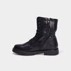Boots élastiquées à lacets noir femme