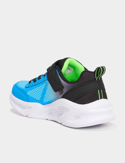 Baskets running semelles lumineuses bleu garçon