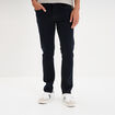 Jeans straight avec 5 poches denim brut clean homme