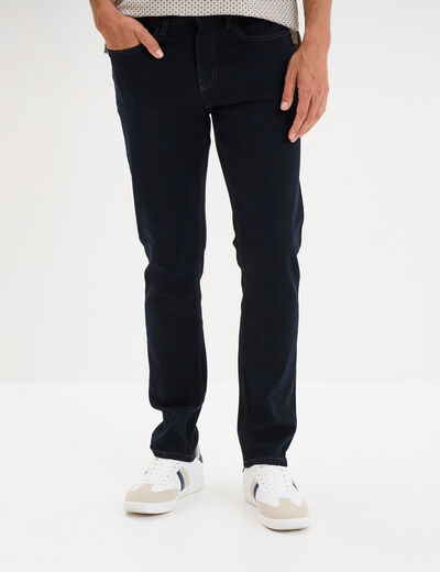 Jeans straight avec 5 poches denim brut clean homme