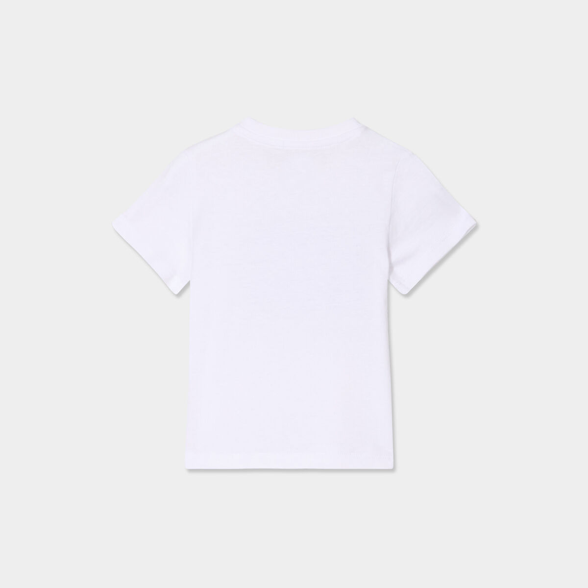 T-shirt manches courtes coton blanc bébé garçon