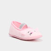 Chaussons ballerines rose fille