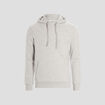 Sweat molleton à capuche hoodie gris clair homme