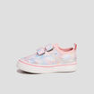 Tennis en toile &agrave; scratchs multicolore b&eacute;b&eacute; fille