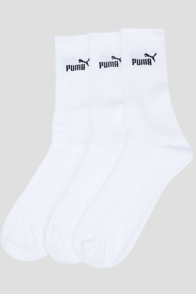Lot 3 paires chaussettes Puma blanc homme