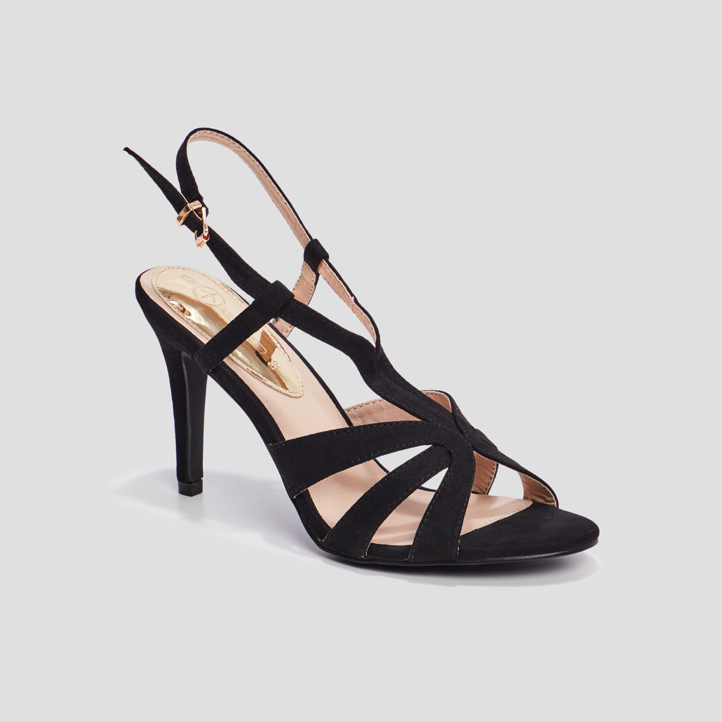 Sandales à talons aiguilles Mosquitos noir femme MOSQUITOS