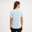 T-shirt manches courtes coton Champion bleu ciel femme