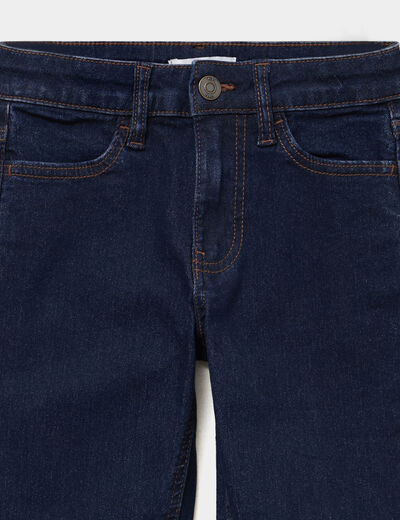 Jean slim taille standard bleu gar&ccedil;on
