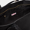 Sac cabas grand format zipp&eacute; noir femme