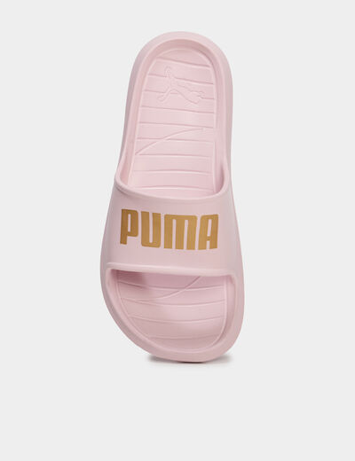 Claquettes de plage Puma rose femme