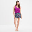Ensemble pyjama 2 pièces bleu canard femme