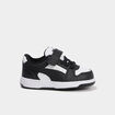 Baskets &agrave; scratchs Puma Rebound Slam noir b&eacute;b&eacute; gar&ccedil;on