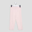 Legging corsaire taille &eacute;lastiqu&eacute;e rose clair fille
