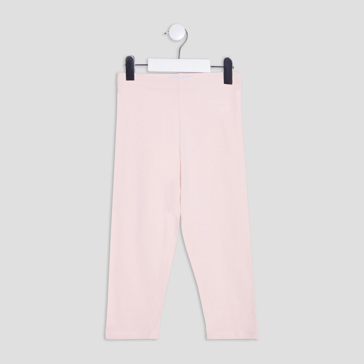 Legging corsaire taille &eacute;lastiqu&eacute;e rose clair fille