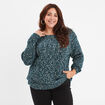Pull col bateau bleu canard femme grande taille