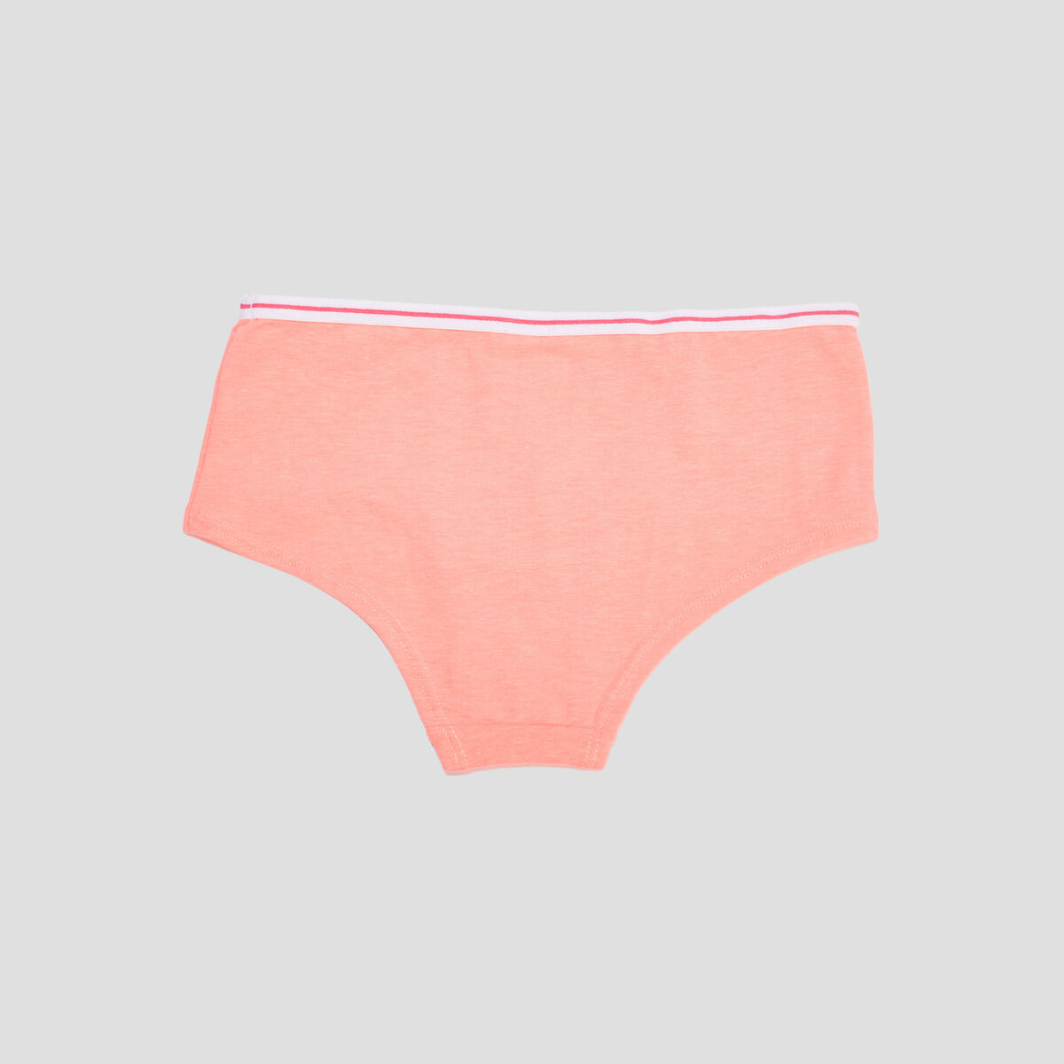 Lot 5 shortys coton rose clair fille