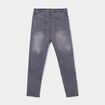 Jeans slim effet stretch gris garçon
