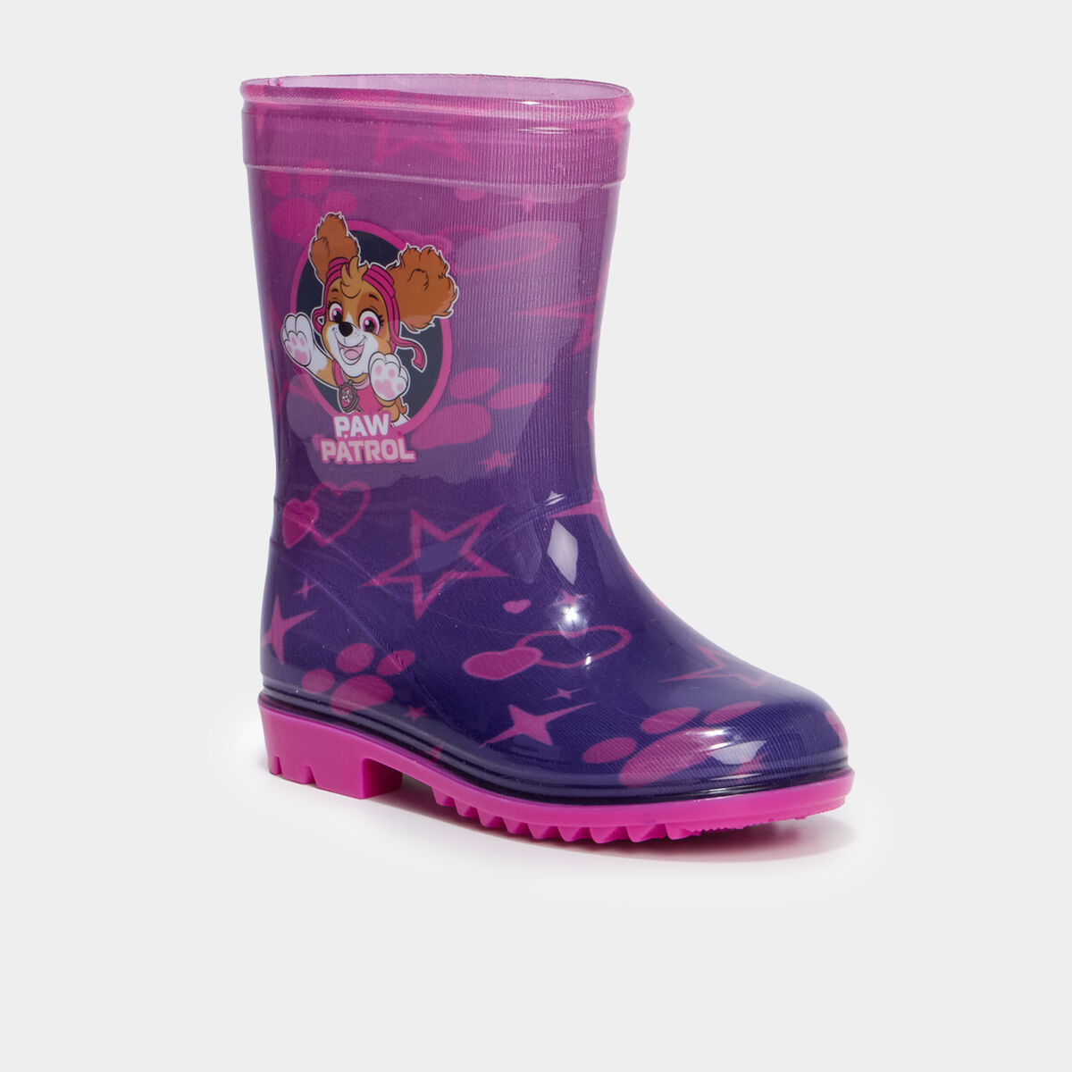 Bottes de pluie Pat Patrouille violet fille