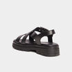Sandales en cuir Liberto noir femme