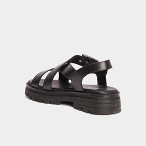 Sandales en cuir Liberto noir femme
