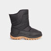 Bottes de neige fourrées noir homme