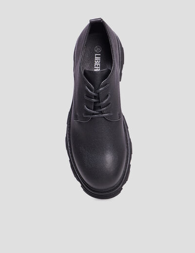 Derbies grosses semelles Liberto noir femme