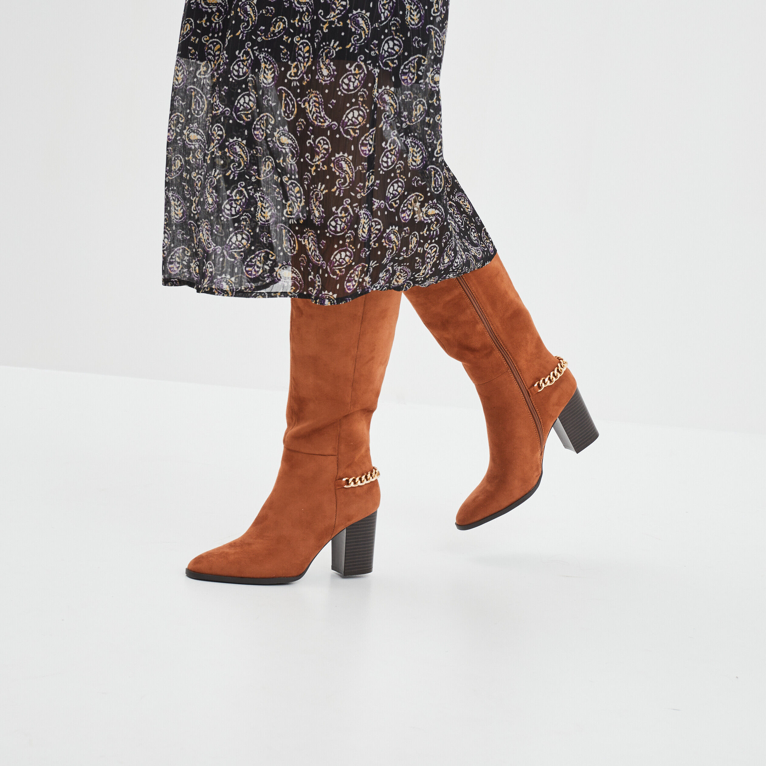 Bottes Marron femme toute la tendance au meilleur prix
