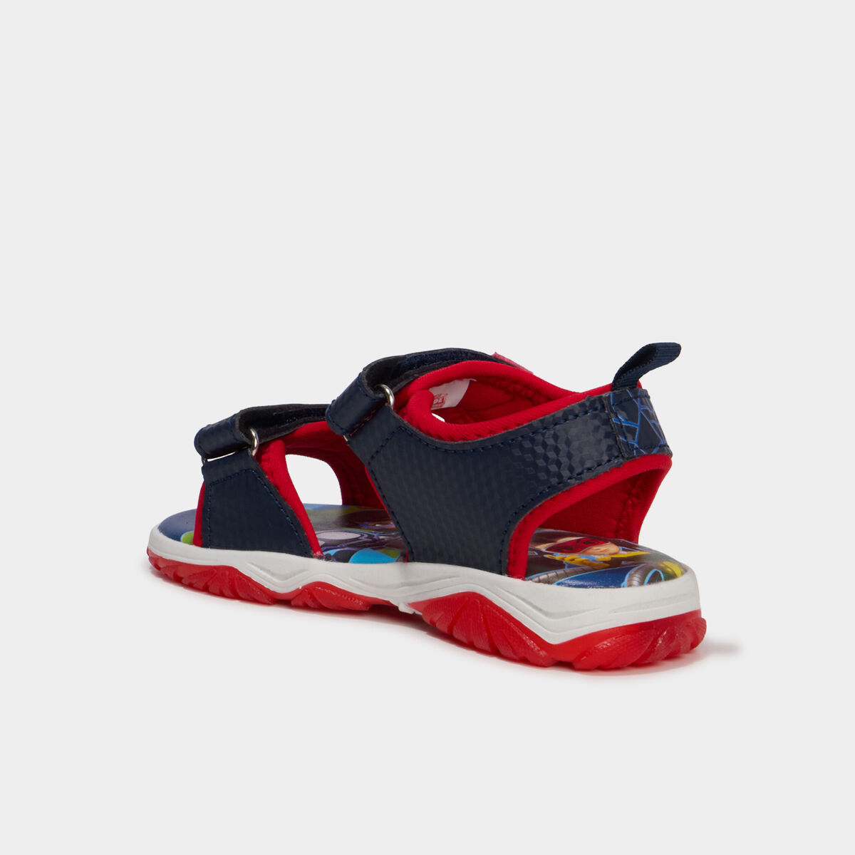 Sandales semelles lumineuses Spider-Man bleu gar&ccedil;on