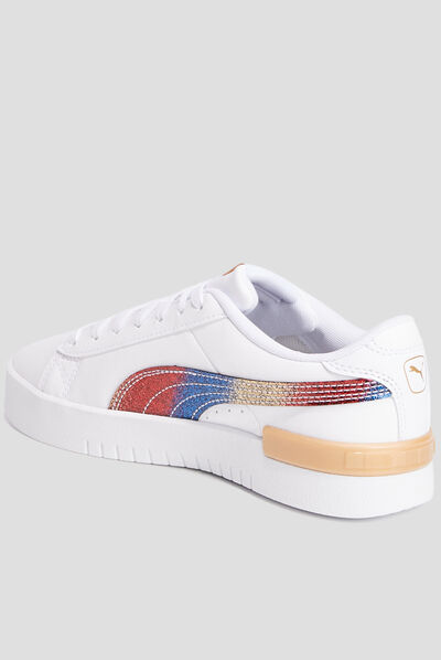 Tennis à lacets Puma Jada blanc fille