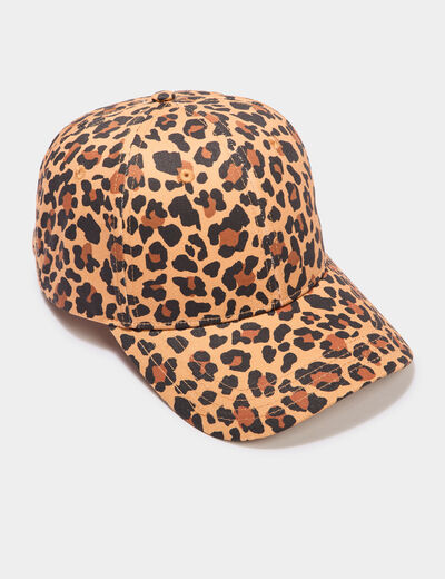 Casquette coton marron femme