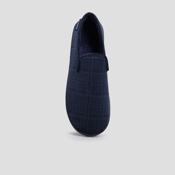 Chaussons Isotoner bleu homme