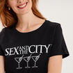 T-shirt coton Sex and the City noir femme