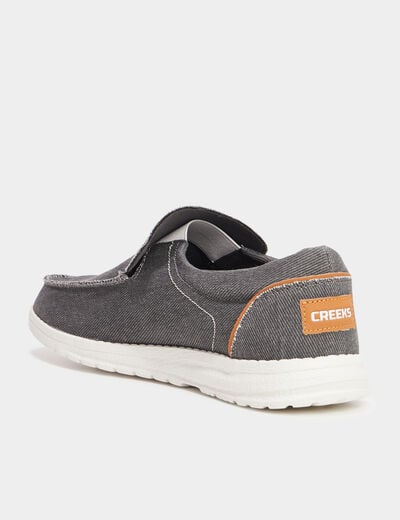 Loafer en toile gris homme