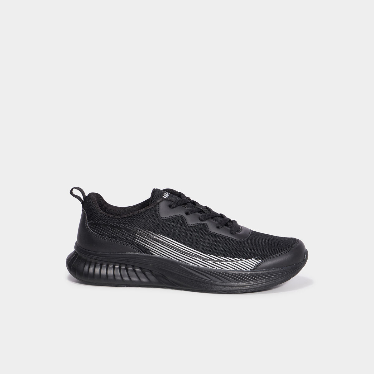 Baskets running noir homme