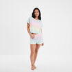 Ensemble pyjama 2 pièces multicolore femme